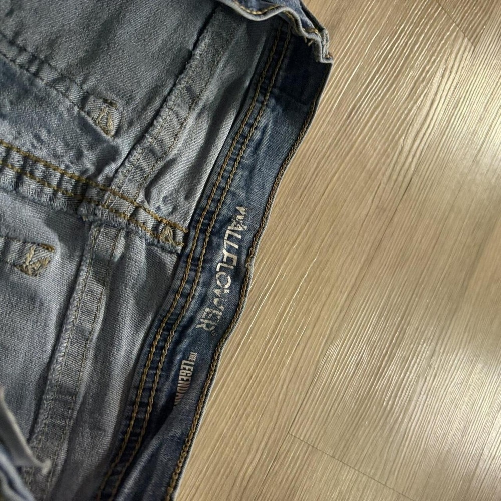 28x32 Blue Bootcut Flared Jeans Y2K Indie 2000s - Picture 3 of 6